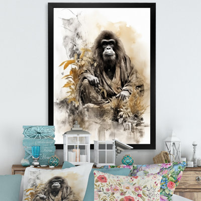 Bata, art asiatique, orang-outan Sumi I