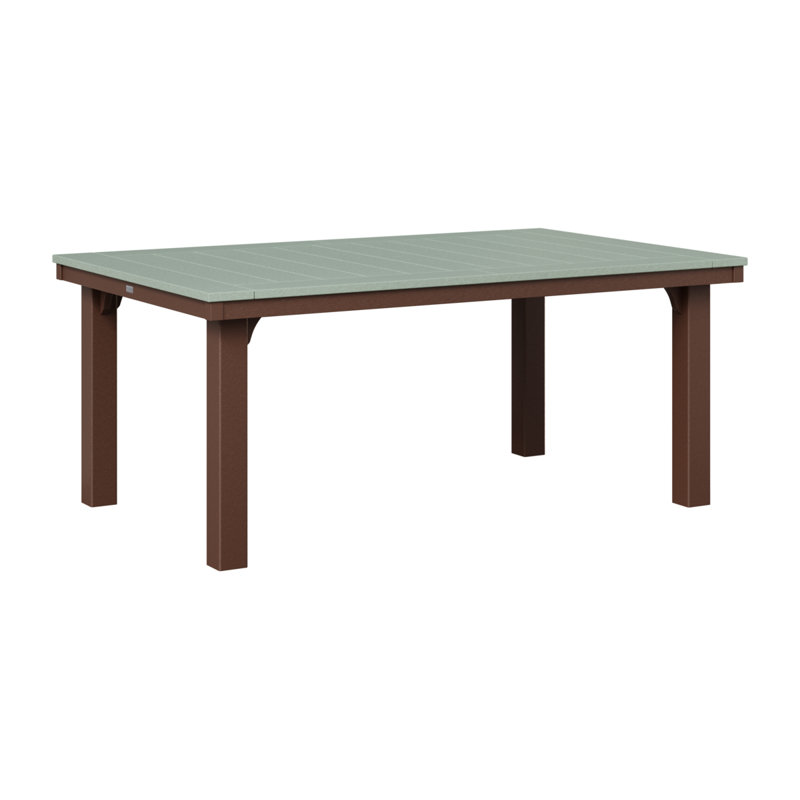 Homestead Outdoor Dining Table, Smoke Gray, Black
