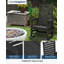 Chaise berçante surdimensionnée en PEHD d'extérieur-22411568