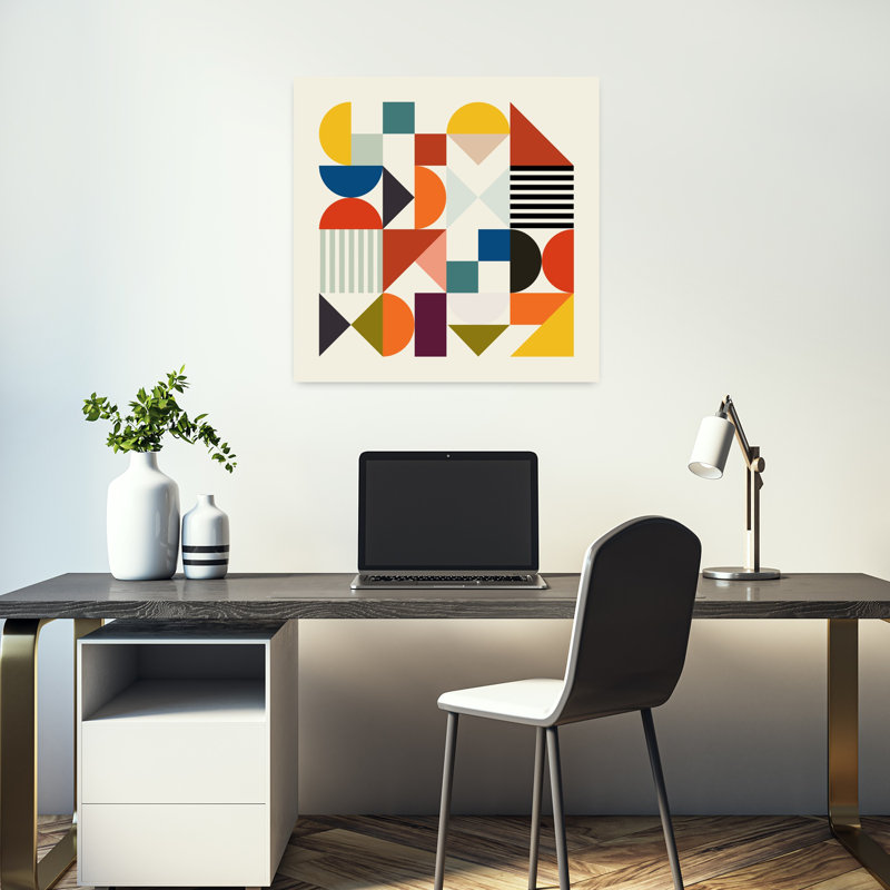 Art contemporain, art contemporain abstrait, H 18 po x l 18 po