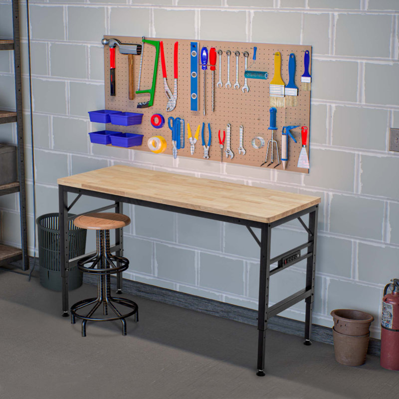 Adjustable Height Workbench