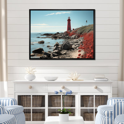 «Coastal Seaside Harmony I», reproduction d'art sur toile