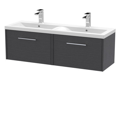 Juno Double Vanity with Integrated Basin