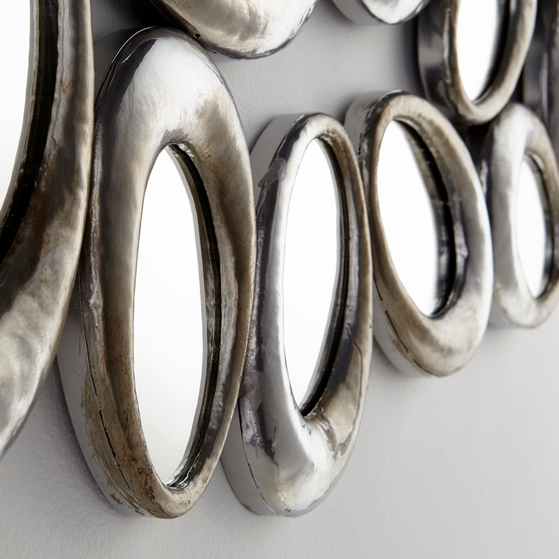 Ovate Reflections Metal Flat Mirror