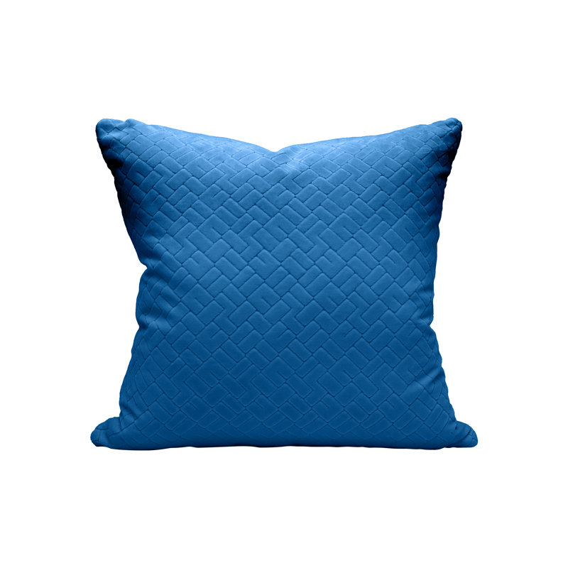 Vallauris Square Pillow Cover & Insert, Blue, 20" x 20"