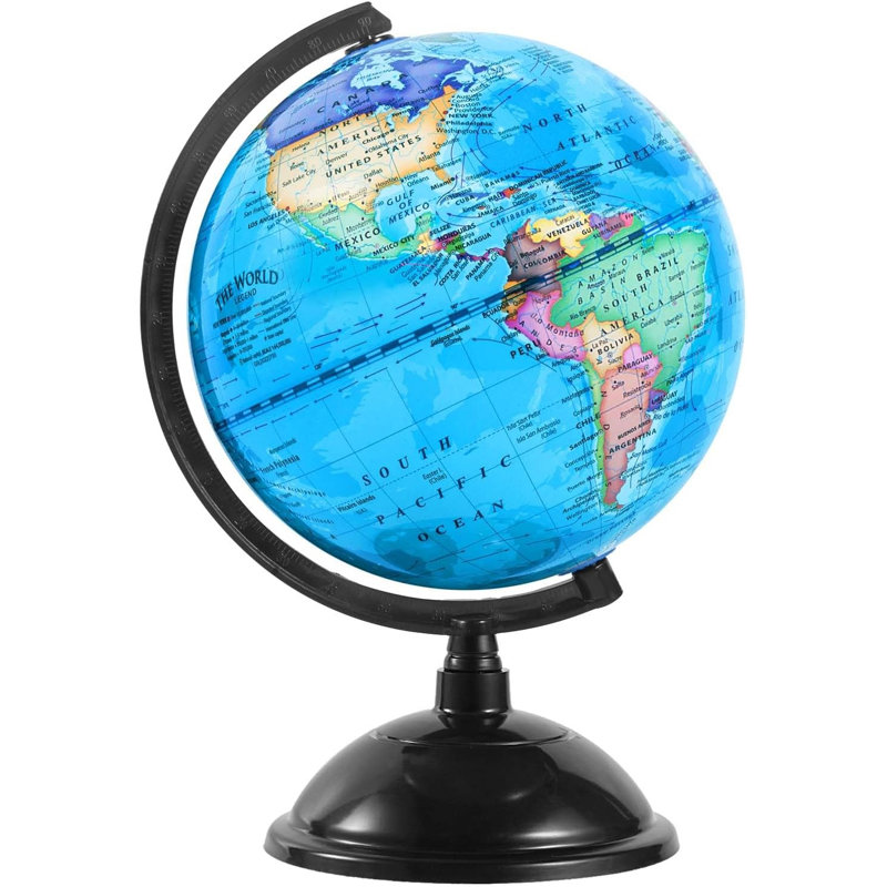 Globe terrestre 8 pouces avec support