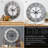 Retro Oversized 30" Wall Clock