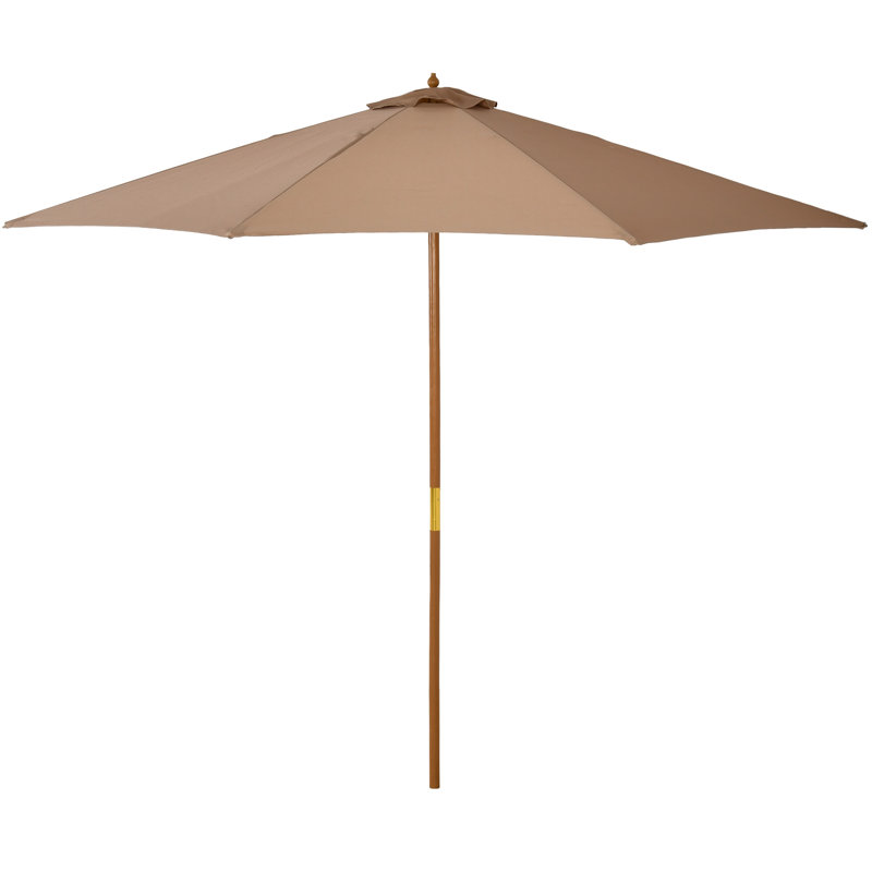 Lakewood 250cm Market Parasol, Khaki