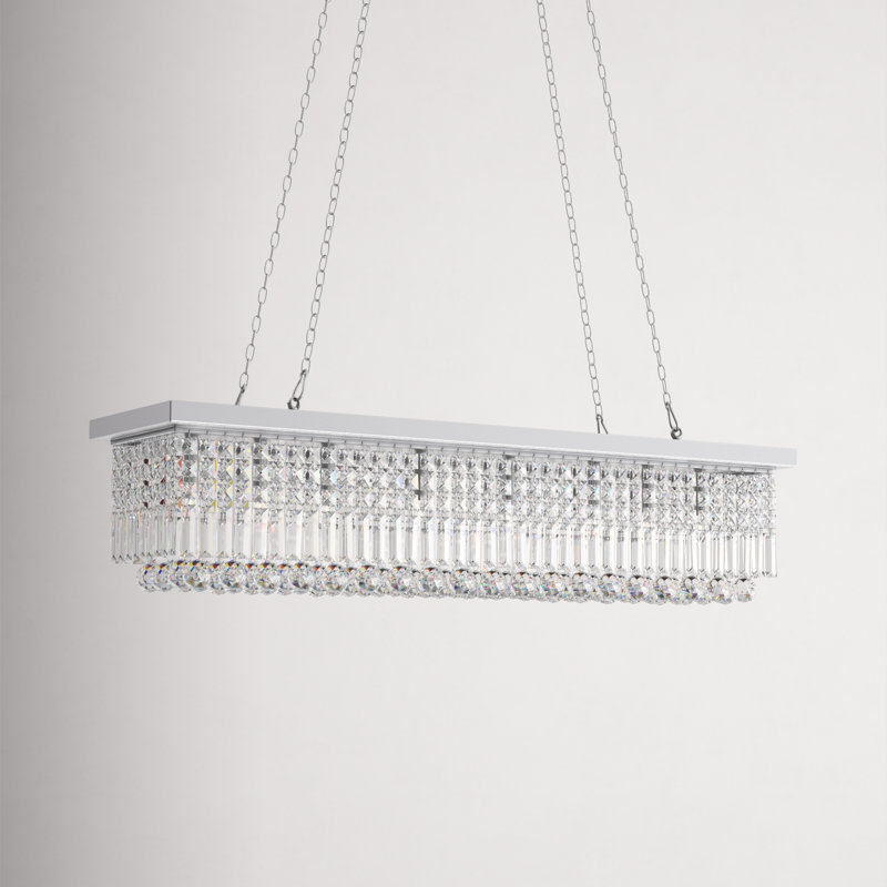 8 - Light Kitchen Island Pendant, Chrome