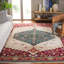 Tapis vert foncé / rouge Kurtz-31131200