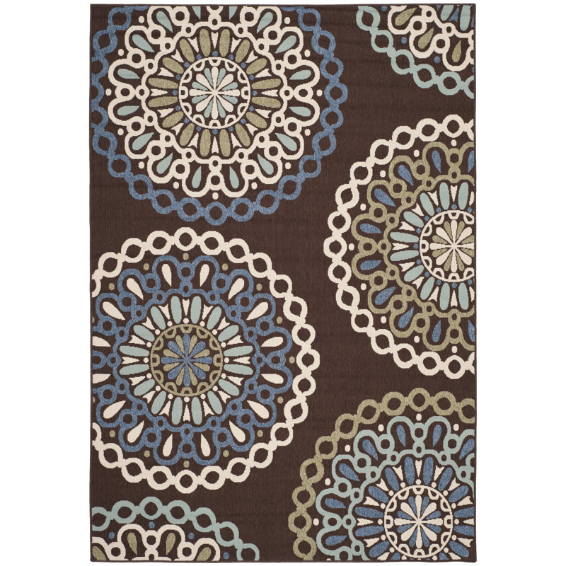 Centeno Veranda Performance Geometric Indoor/Outdoor Area Rug, Rectangle 2'7" x 5'