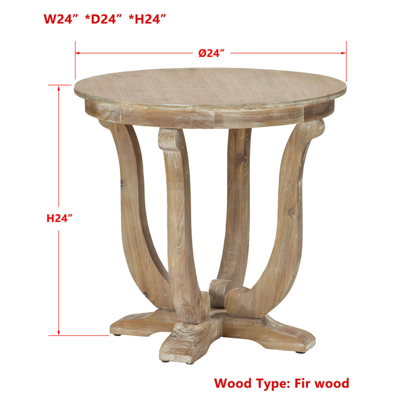 Womble Solid Wood End Table