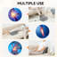Masseur de pieds Snailax avec chaleur - modes de vibration, chauffage réglable, télécommande, convient à la taille 13