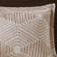 Housse de couette en coton très grand / très grand - motif géométrique, édredon de qualité durable avec dossier uni, douillet