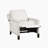 Lenzini 29'' W Striped Fabric Push Back Recliner with Nailhead Trim-1311507148