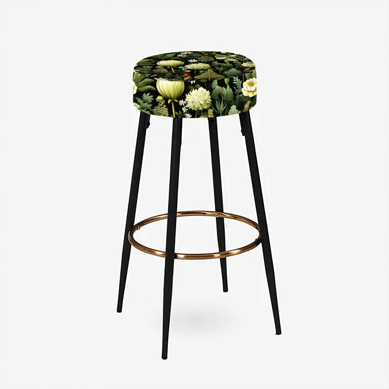Ensemble de 2 tabourets de bar Industrial Greenery