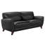 Caloundra 81.9" Genuine Leather Round Arm Sofa