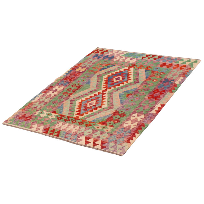 Aashi One-of-a-Kind 4'4" X 5'8" New Age Wool Area Rug in