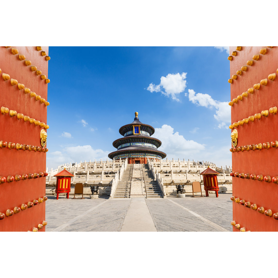 Temple of Heaven in Beijing,China - Wrapped Canvas Photograph