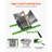 Fruit and Apple Crusher for Wine Cider Making 1.8 Gal/7L Stainless Steel