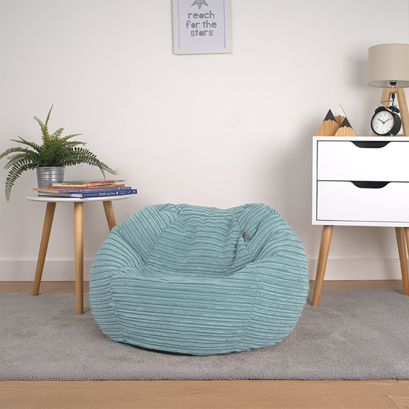 Polyester Refillable Classic Bean Bag, Blue