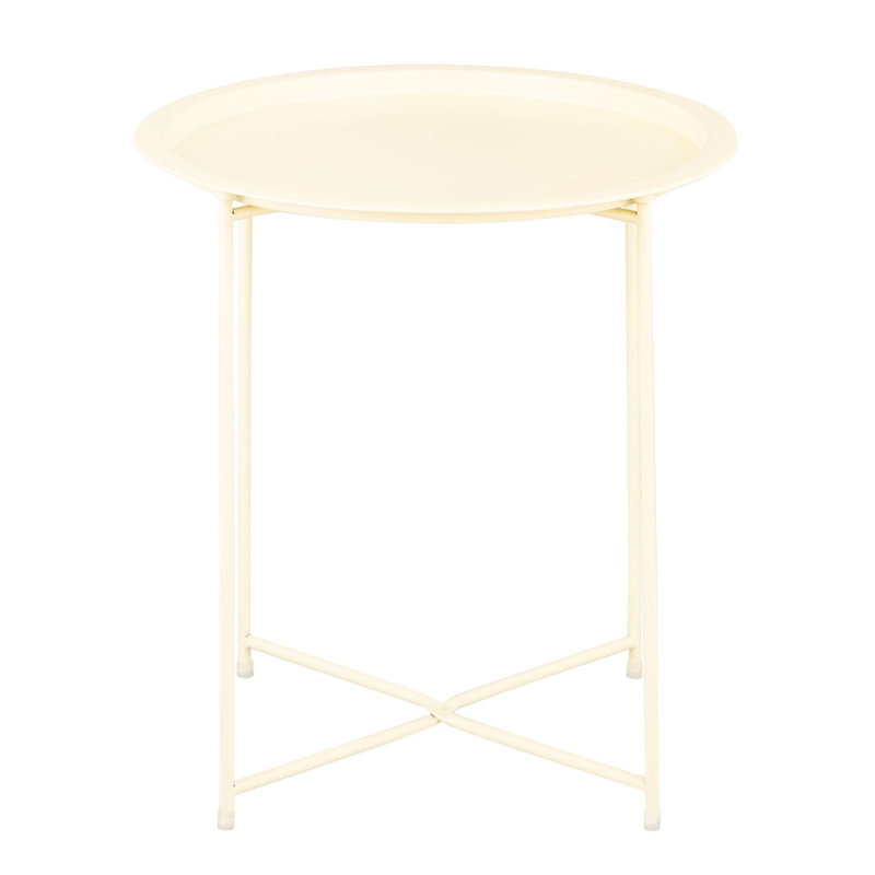 Evyl End Table, Beige