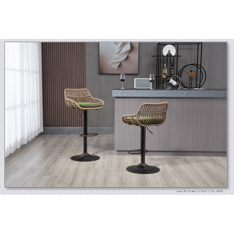 Tabouret de comptoir Athlene, Green