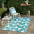 HERRINGBONE 4" X 6" PP RUG
