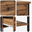 Bedside Cabinet 32 X 42 X 70 Cm Engineered Wood-1481131288