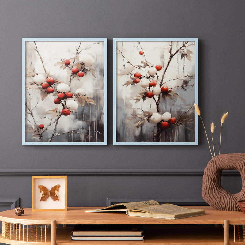 Art des Fêtes de Noël - Série 2-Cxxxxi - reproduction encadrée de qualité supérieure - prête à être accrochée - aucun clou requis - aucun clou requis