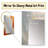 Golden Orange Surge - Abstract Spirals Large Mirror, Modern Unique Wall Mirror Decor, Printed Metal Art-590596775