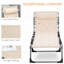 Chaise longue pliante rembourrée Outsunny-1040525424