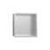 XtraStoris Individual Wall Niche Brushed Stainless Steel with Design Frame 15.38" x 15.38" x 4"