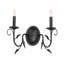 14" Wide Bordeaux 2 Light Wall Sconce