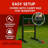 Pro Ladder Toss Indoor Outdoor Game Set for Yard & Lawn Games with 6 Soft Rubber Bolo Balls Heavy Duty Bars Stands & Travel Carrying Case 