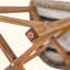 Tabouret de bar d'extérieur, bois de teck avec osier, ensemble de 2-1050467512