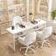 Mignon fauteuil de coiffeuse à dossier rond creux - Fauteuil de maquillage pivotant et réglable pour chambre à coucher, bureau de coiffeuse et bureau à domicile-130088635