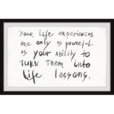 " Life Lessons " by Marmont Hill