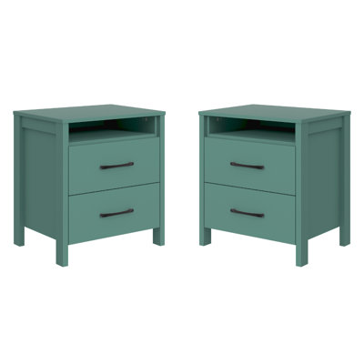 Chabot Modern 2-Drawer Nightstand Set Of 2