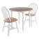 Donaven 2 - Person Solid Wood Solid Wood Top Four Leg Dining Set