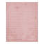 Tapis rose à poils longs Candas-694556123