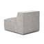 Cherylee Taupe Chenille Basketweave Armless Chair