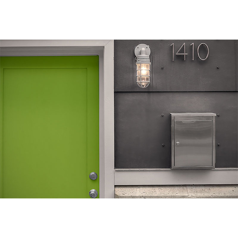 Stainless Steel Locking Wall Mount Mailbox with Cam Lock
