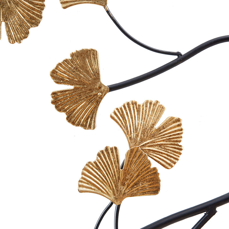 Gingko Leaves 3-piece Metal Wall Decor Set 