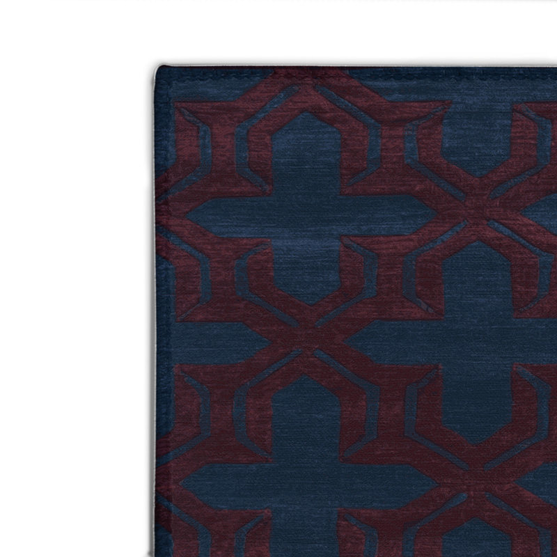 Trellis Gray Indoor and Outdoor Area Rug, Rectangle 2' x 3'