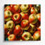 Art mural sur toile rouge Fruit Apple Honeycrisp-180858294