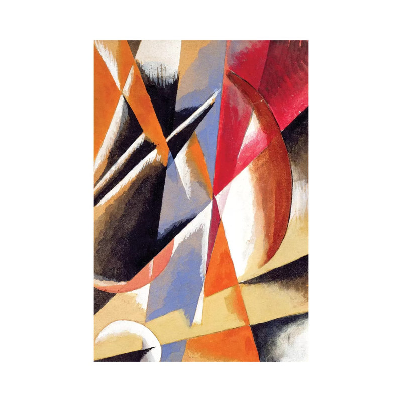 Composition, c.1920 1 Piece Wrapped Canvas Painting, 30.48cm H x 20.32cm W  x 1.91cm D