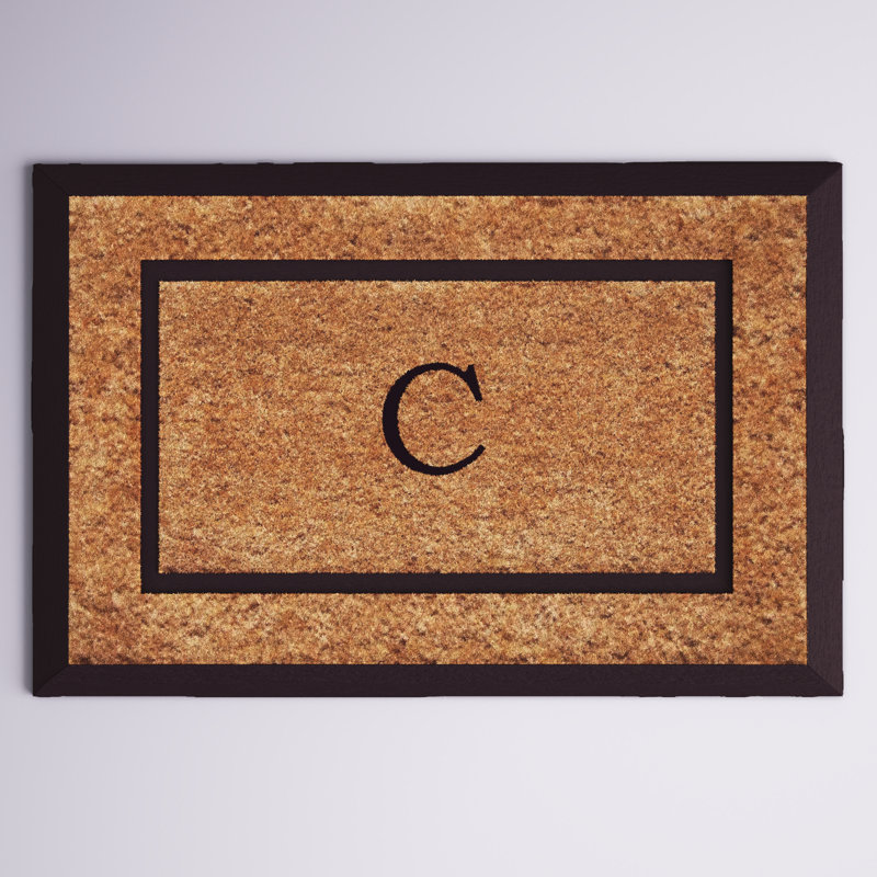 Tapis de porte extérieur antidérapant Barreras, C, L 24 po x L 36 po