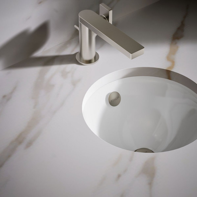 Kohler Iron Plains Round Drop-In/Under-Mount Bathroom Sink