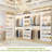 Danniele Closet System with 4 Drawer, 80" Tall Freestanding Wardrobe System-1698658265